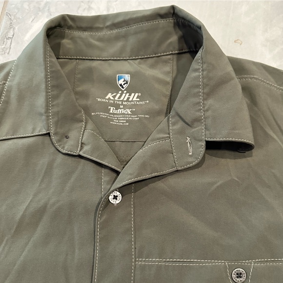 Kuhl Renegade Tufflex button down shirt sage green Medium - Picture 2 of 8